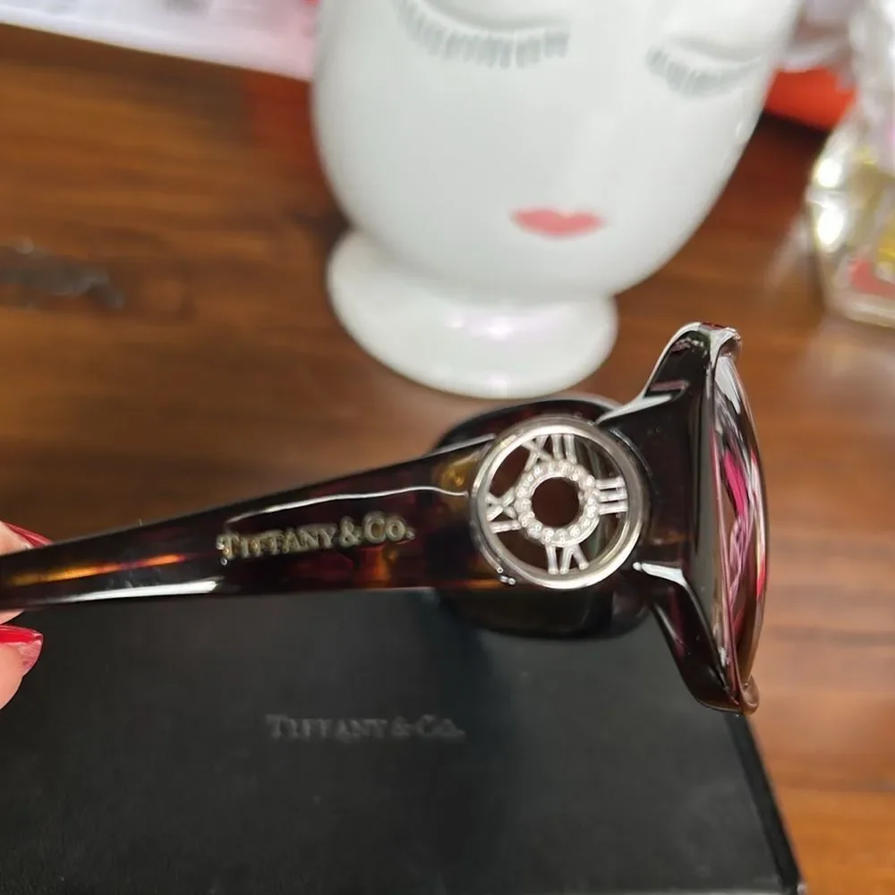 iffany Sunglasses TF4003B Color 80153G Dark Havana Never used vintage